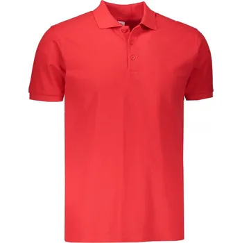 Pánské tričko Fruit Of The Loom Premium Polo Red M