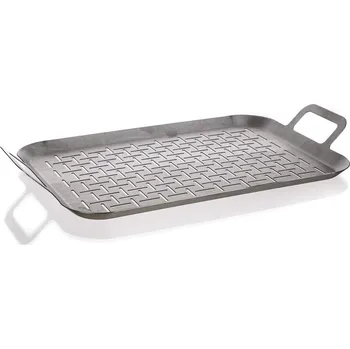 Příslušenství pro gril Happy Green Grilovací plech 43 x 25 cm nerezový