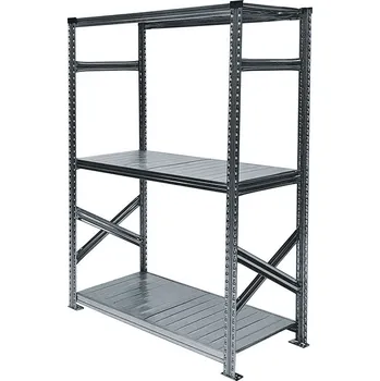 Dílenský regál Wexta Kovový policový regál, 1840x1350x800 mm, 3 police, základní
