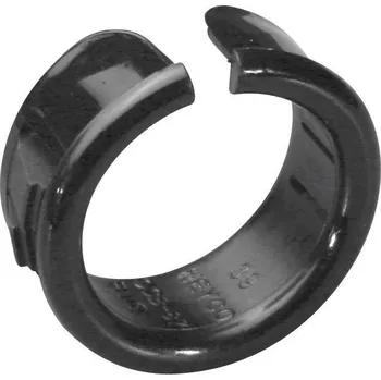 PB Fastener H-2873 izolační průchodka otevřená ze strany 9.9 mm, max. tloušťka desky 3.2 mm, polyamid, černá, 1 ks