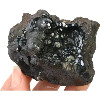 Přírodní kámen Výběrový hematit s ledvinovým povrchem (328g)