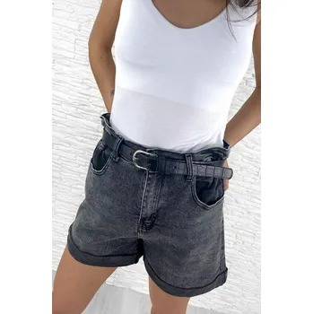 Dámské kraťasy M.SARA Paperbag riflové kraťasy G3770-A Velikost: XS