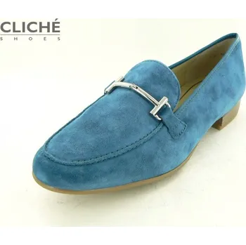 Dámská obuv Modré mokasíny, Kent, nadměrné 42