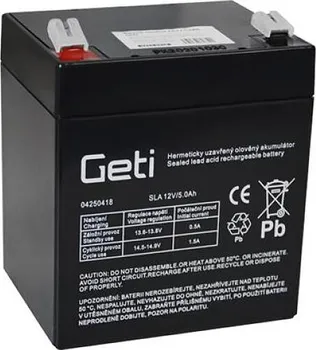 Záložní baterie Geti 04250418 12V 5.0Ah 