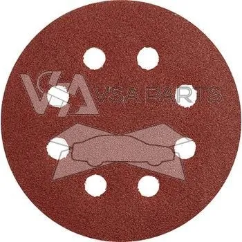 Příslušenství k nářadí YATO Brusný papír 115 mm P220 (5 ks), zrnitost 220, podklad C