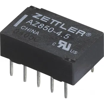 Relé Zettler Electronics AZ850P2-24, 507445 relé do DPS, bistabilní, 2 cívky, 220 V/DC, 250 V/AC, 1 A, 1 ks