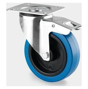 Pojezdové kolečko TENTE Kolečko 100 ot.brz. modré T2