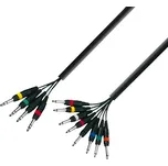 Adam Hall Kabel 4-8 Jack 6,3 3 na 2 5m