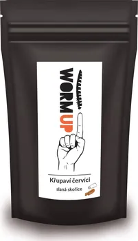 Sušené maso WormUP Křupaví červíci se slanou skořicí 80 g