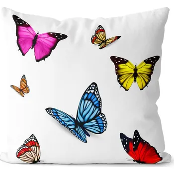 Dekorativní polštářek Polštář Motýlci (Velikost: 40 x 40 cm)