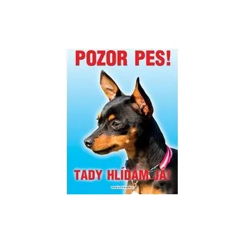 Grel nálepka pozor pes pražský krysařík