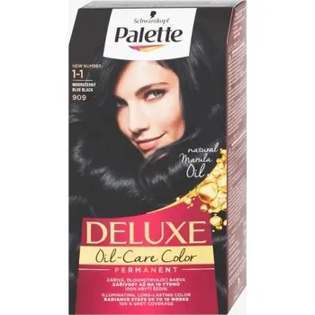 Barva na vlasy Pallete Deluxe 909 modročerný 50 ml