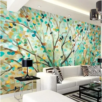 Fototapeta Solution Media 3D tapeta - Malovaný strom MU278 1 - Voděodolné plátno - Textilní tapeta omyvatelná - 250g/m2