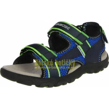 Dámská obuv Geox J1524A 014CE C4457 blue/fluo green 32