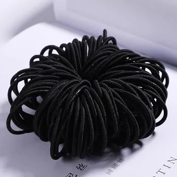 Dětské gumičky do vlasů Černá