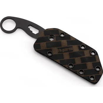 Multifunkční nůž Hydra Knives® Nůž EDC Buzzard Hydra Knives®, Barva: Černá, Varianta: KYDEX® POUZDRO ČERNÉ