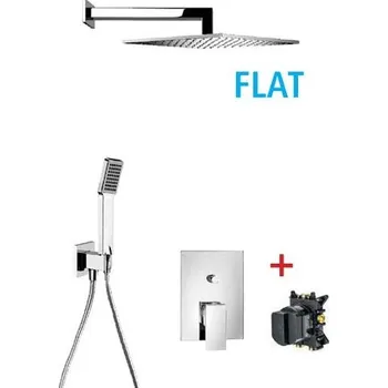 Sprchová hlavice Sanjet Sprchový set QUADRO FLAT PVX 25x25 cm (QFPVX25)