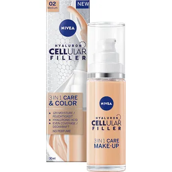 Pleťový krém Nivea Hyaluron Cellular Filler tónovací krém s kyselinou hyaluronovou 30 ml