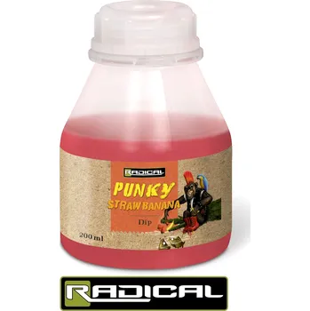 Návnadové aroma Dip Radical Punky Strawbanana 200 ml