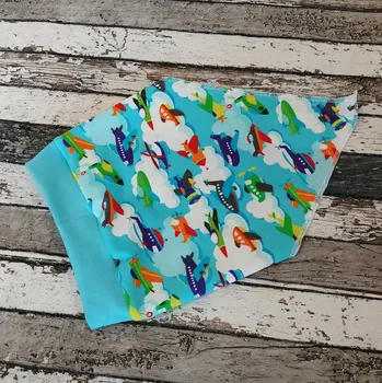 Yháček Šátek na hlavu Yháček, letadla na modré Velikost:: L