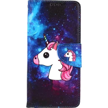 Pouzdro na mobilní telefon Pouzdro Samsung A52 knížkové Space Unicorn (kryt neboli obal na Samsung A52)