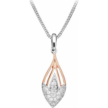 Náhrdelník Silver Cat Elegantní bicolor náhrdelník se zirkony SC360 + 2 měsíce na vrácení zboží