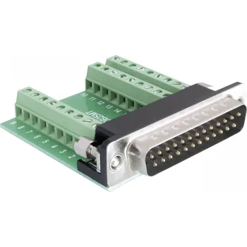 Redukce Delock Adapter 65318 D-SUB kolíková lišta 180 ° Pólů: 25, 27 1 ks