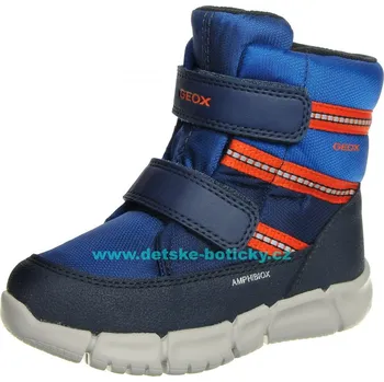 Chlapecké tenisky Geox B943PC 0FU54 C4074 navy/orangefluo 26