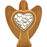 Amadea Dřevěný anděl s vkladem srdce 10…