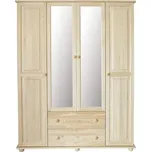 Šatní skříň Classic 01, KB Výběr moření: Olše, Druh dřeva: Borovicový masiv