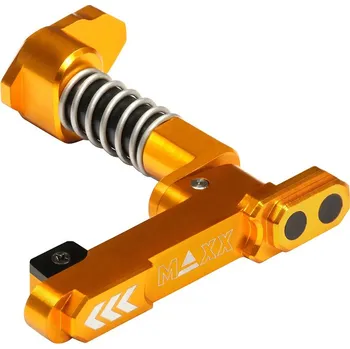 Sportovní střelba MAXX Model CNC záchyt zásobníku pro M4/16 (style B) - žlutý