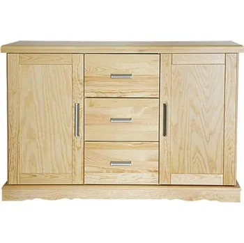 Komoda Komoda Modern 07, KB Výběr moření: Ořech, Druh dřeva: Borovicový masiv