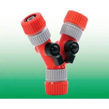 Rozbočka - 3 x kleština 1/2" a uzávěry - S/1024