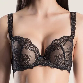 Podprsenka Aubade - Danse des Sens podprsenka push-up vyztužená black 80B OG08-N