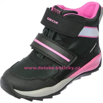 Chlapecké tenisky Geox J842BD 0FU54 C0922 black fuxia 35