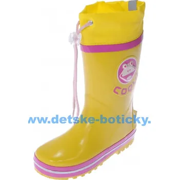 Dětská sportovní obuv COQUI 8572 RONIE ŽLUTÁ/RŮŽOVÁ yellow/fuchsia 30