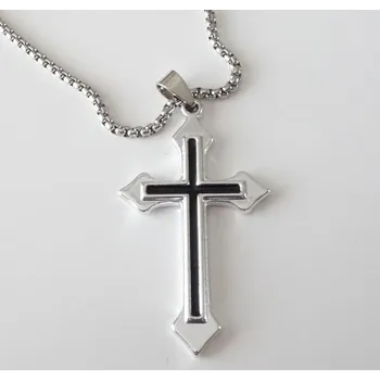 Růženec Woodrow Přívěsek Kříž s řetízkem * křížek SB2009 * amulet