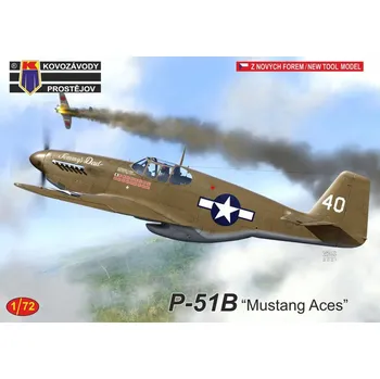 Plastikový model 1:72 North American P-51B Mustang „Mustang Aces“