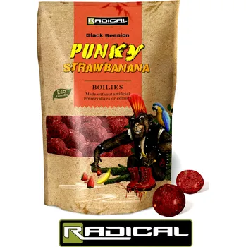 Boilies Boilies Radical Punky Strawbanana 1 kg průměr: 16 mm