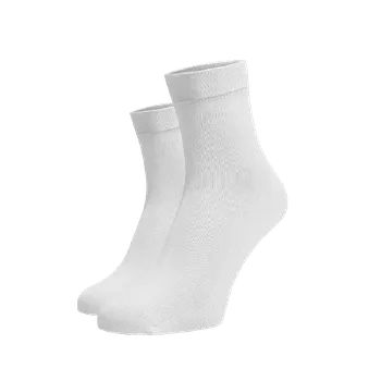Dámské ponožky Střední ponožky bílé Bílá Bavlna 35-38
