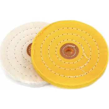 Lešticí kotouč Leštící kotouče pro předleštění a doleštění, sada 2ks, 150 mm (TrueTech)