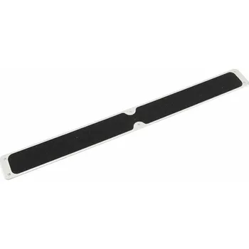 Výstražná páska Šedá náhradní podlahová protiskluzová páska pro hliníkové nášlapy FLOMA Standard - délka 63,5 cm, šířka 6,3 cm, tloušťka 0,7 mm
