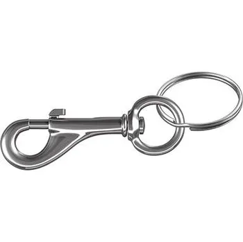 karabina dörner plus helmer 4815344 Poniklovaná karabina 70 mm 12 ks