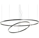 Redo group Redo Orbit direct, závěsné kruhové svítidlo, 40,5+68W LED 3000K DALI, černá, prům. 60+100cm