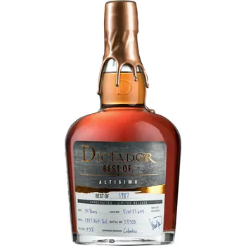 Rum Dictador Best Of Altisimo 1987 47 % 0,7 l