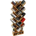 Praktický dubový regál VEVEY 59x21,6x150 cm – moderní úložné řešení