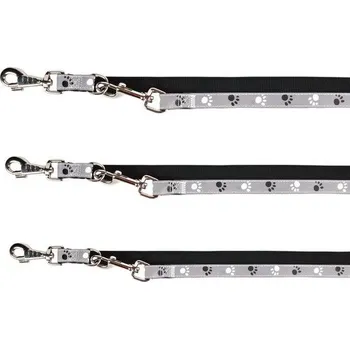 Vodítko pro psa Reflexní vodítko SILVER REFLECT prodlužovací XS-S 2,00m/15mm