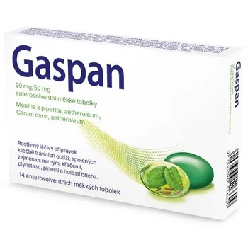 Lék proti nadýmání Schwabe Gaspan 90 mg/50 mg 14 cps.