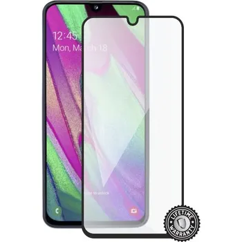 Screenshield SAMSUNG A405 Galaxy A40 Tempered Glass protection (full COVER black)