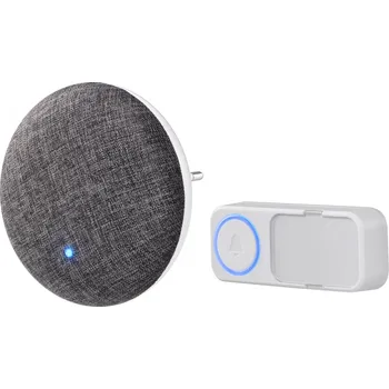 Domovní zvonek Sygonix SY-4671640 bezdrátový zvonek kompletní sada se jmenovkou, samopřehrávací